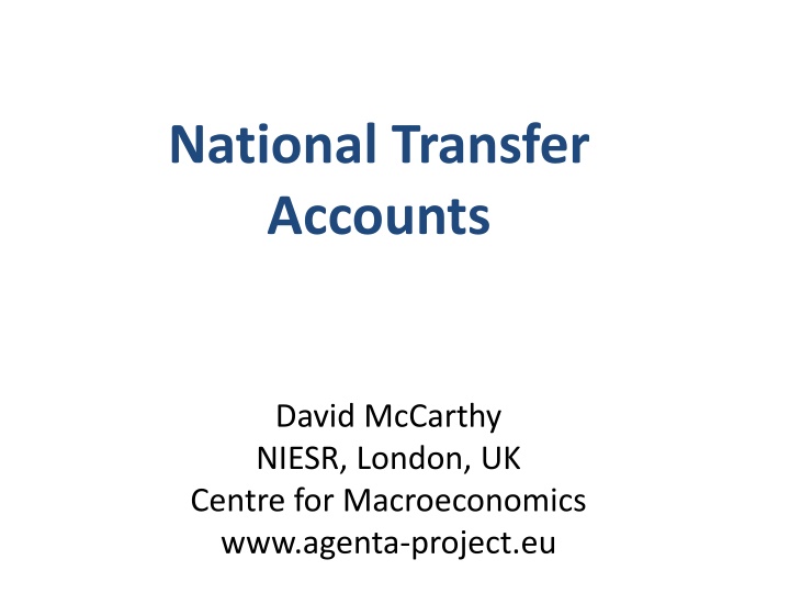 national transfer accounts n.w