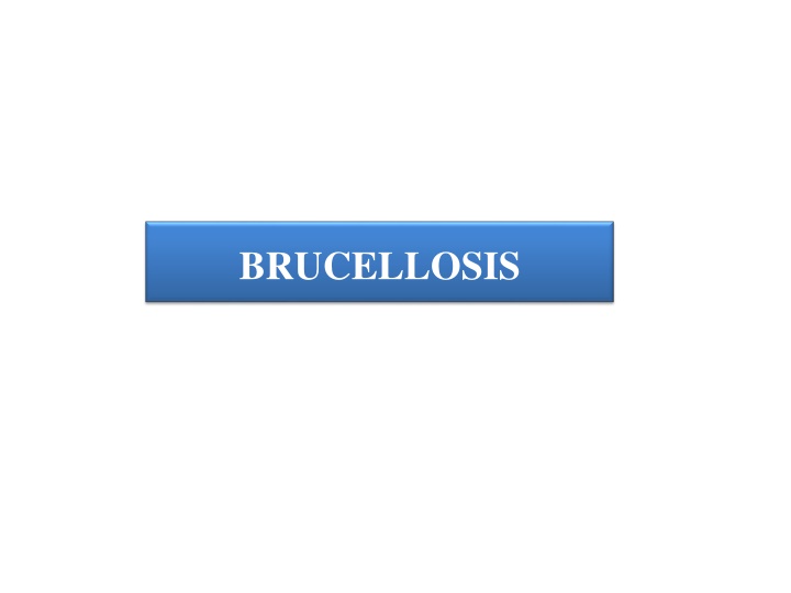 brucellosis n.w