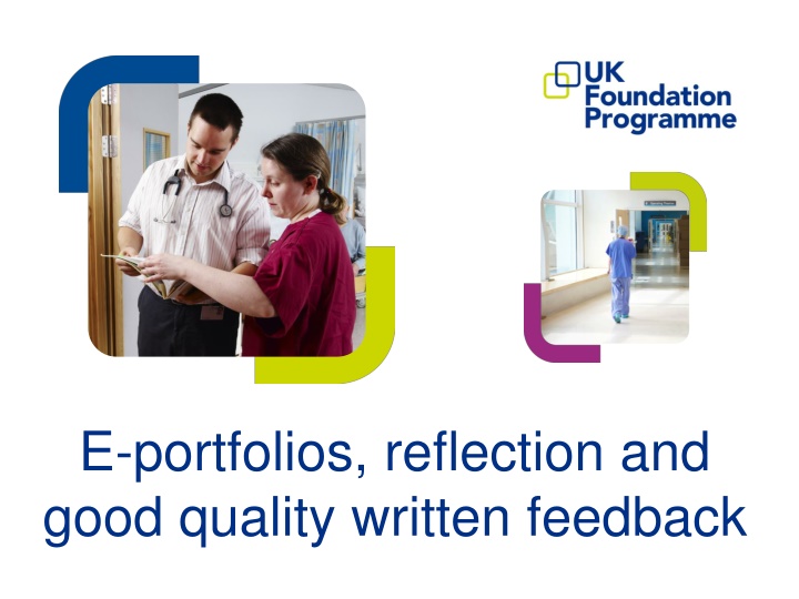 e portfolios reflection and good quality written n.w