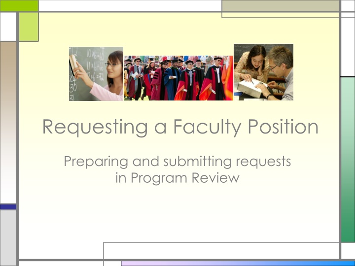 requesting a faculty position n.w
