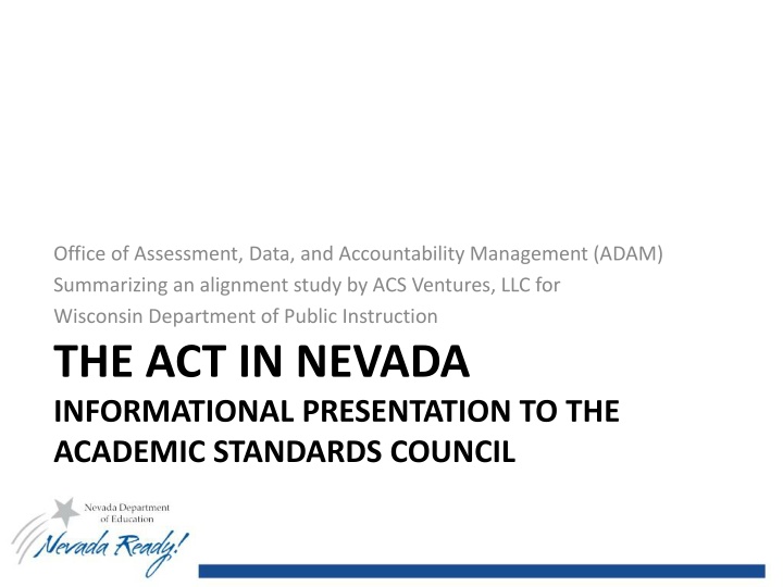 office of assessment data and accountability n.w