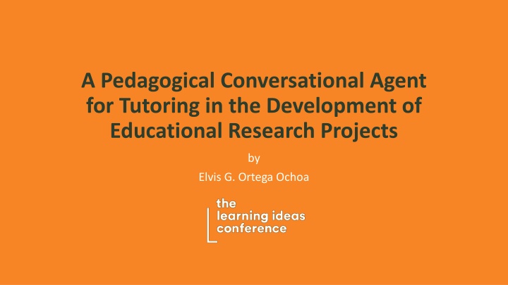 a pedagogical conversational agent for tutoring n.w