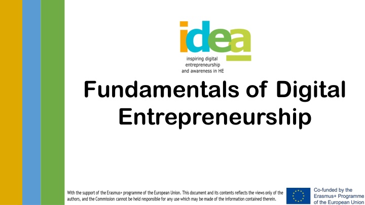 fundamentals of digital entrepreneurship n.w
