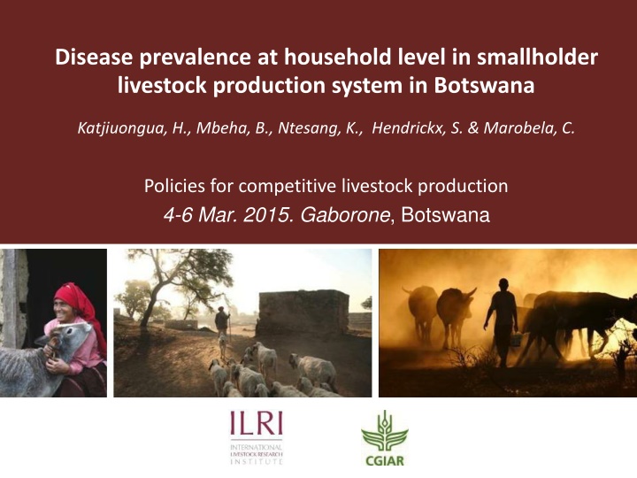 disease prevalence at household level n.w