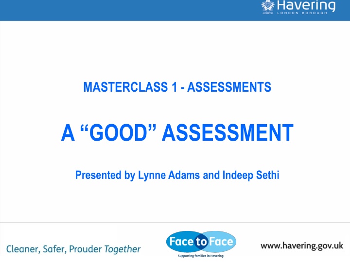masterclass 1 assessments n.w