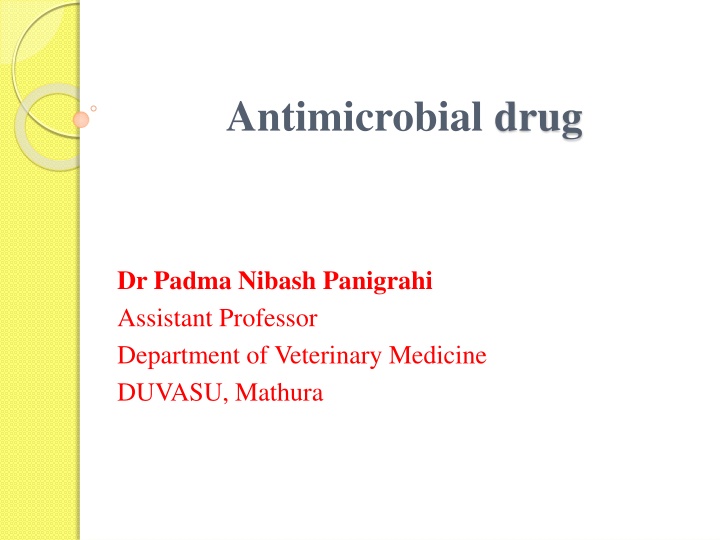 antimicrobial drug n.w