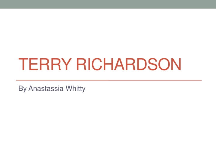 terry richardson n.w