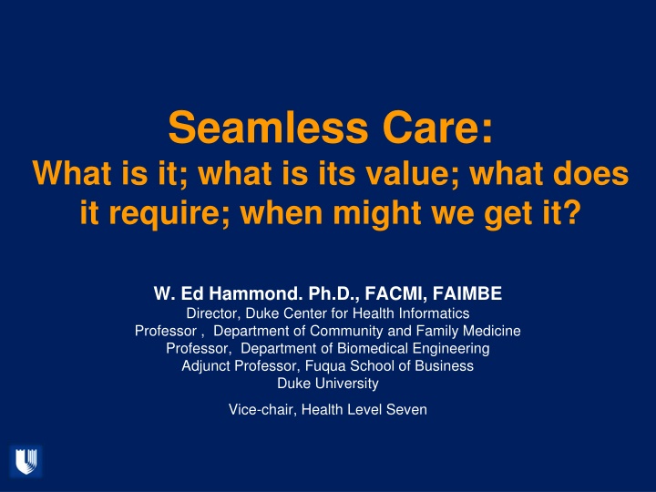 seamless care what is it what is its value what n.w