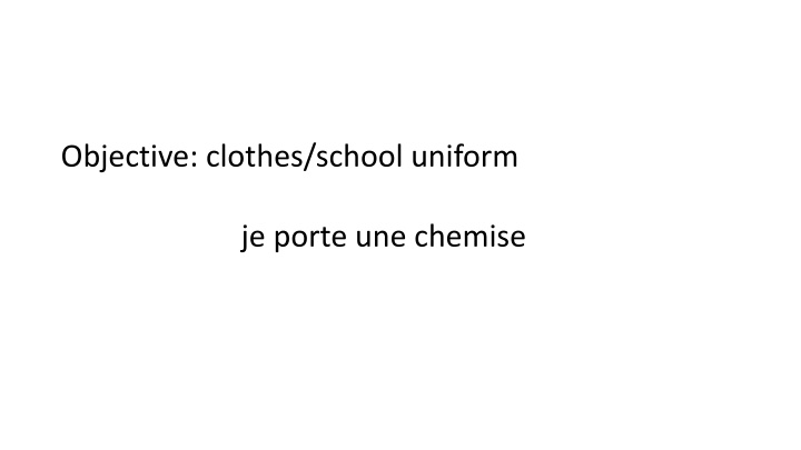 objective clothes school uniform n.w