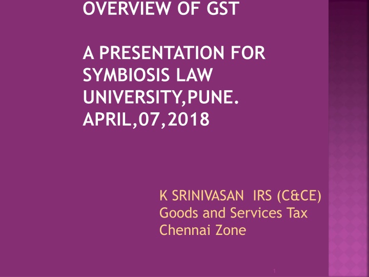 overview of gst n.w