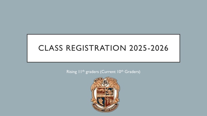 class registration 2025 2026 n.w