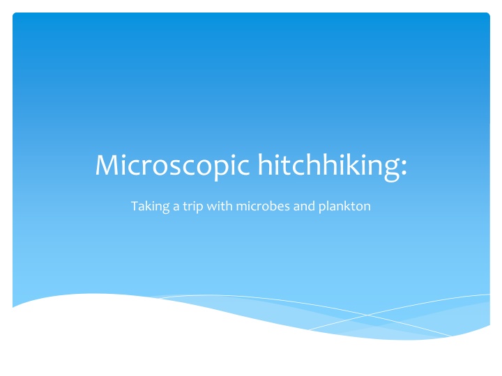 microscopic hitchhiking n.w