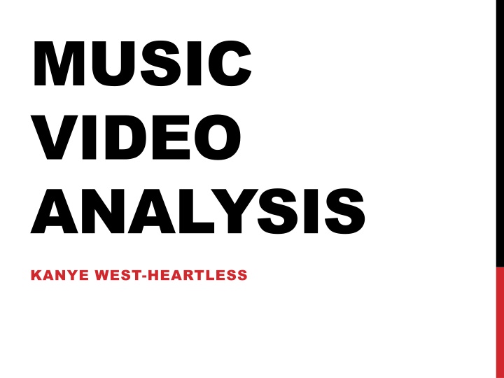 music video analysis n.w