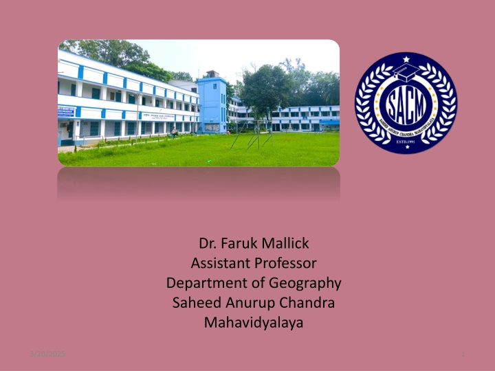 dr faruk mallick assistant professor department n.w