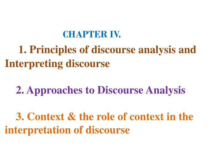 chapter iv n.w