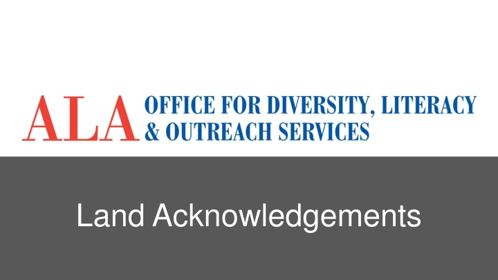 land acknowledgements n.w