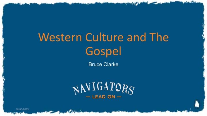 western culture and the gospel n.w
