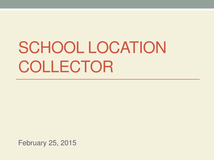 school location collector n.w