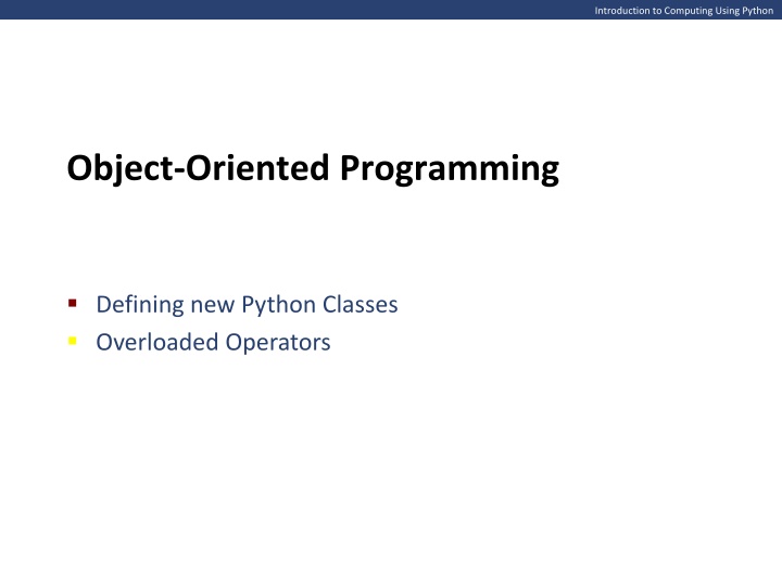 introduction to computing using python n.w
