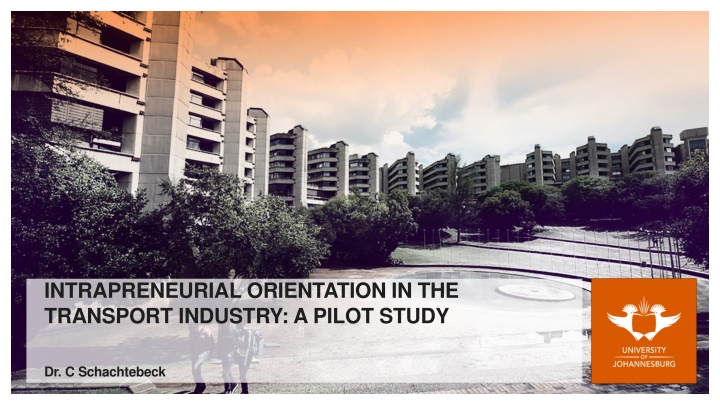 intrapreneurial orientation in the transport n.w