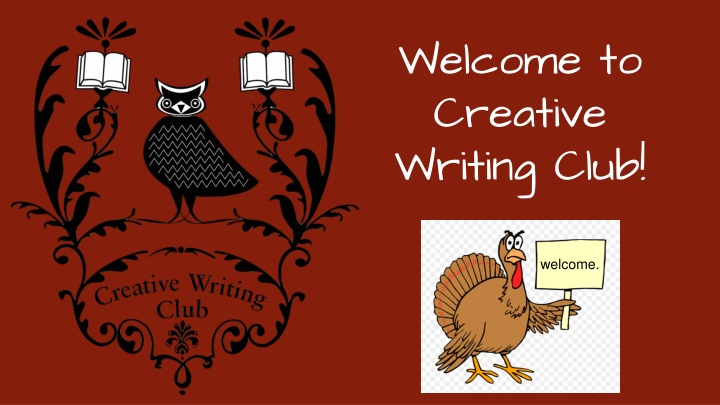 welcome to creative writing club n.w
