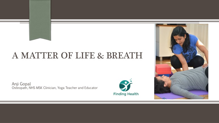 a matter of life breath n.w