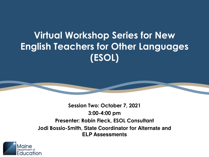 virtual workshop series for new english teachers n.w