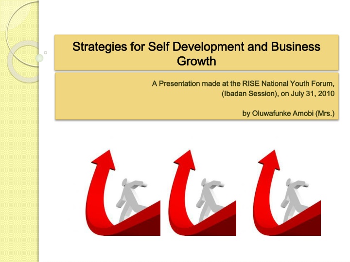 strategies for self development and business n.w