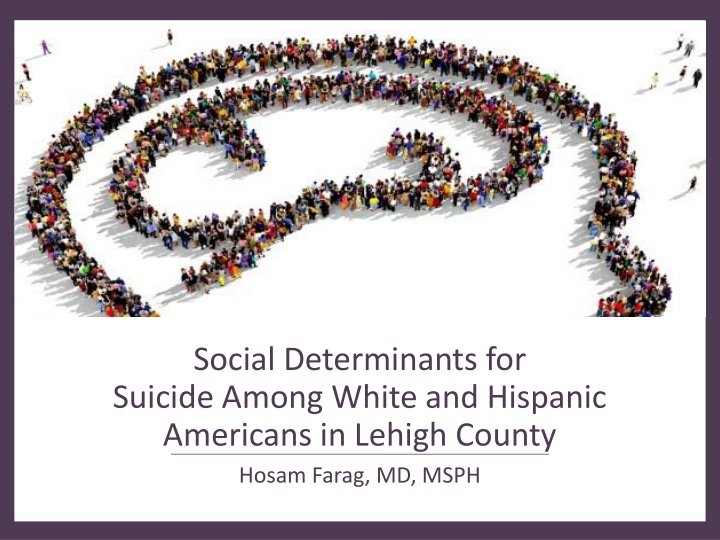 Social Determinants for Suicide Among White and Hispanic Americans