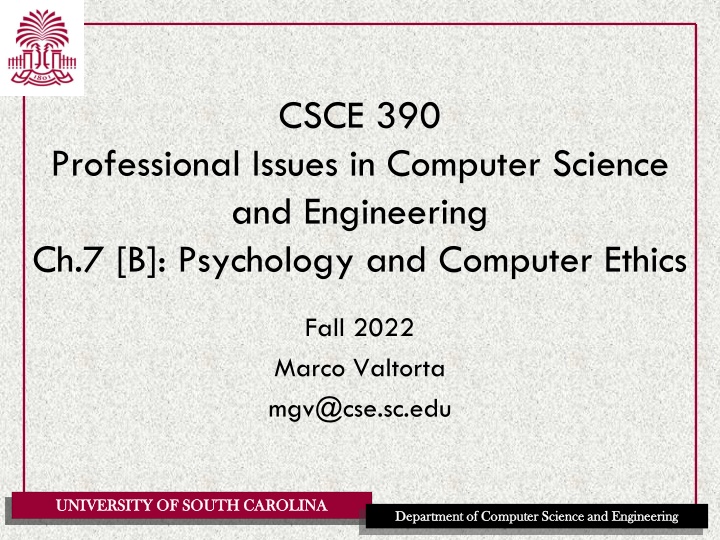 csce 390 n.w