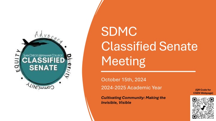 sdmc classified senate meeting n.w