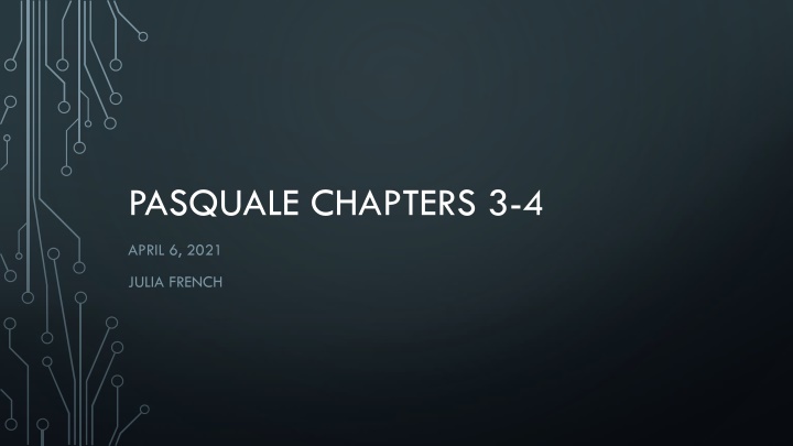 pasquale chapters 3 4 n.w