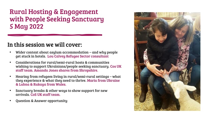 rural hosting engagement with people seeking n.w