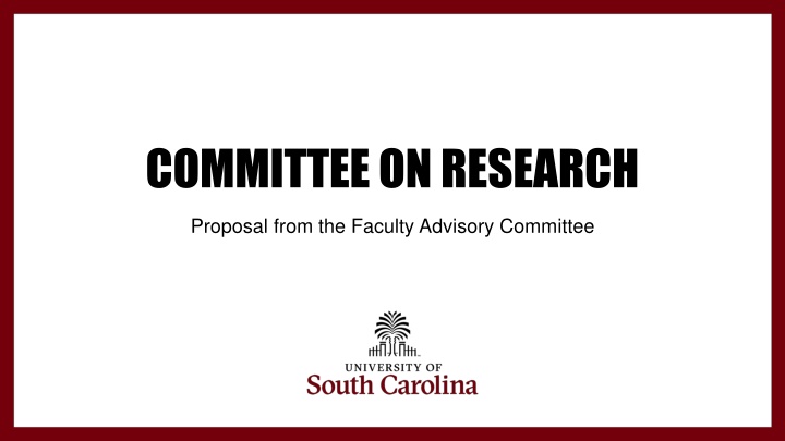 committee on research n.w