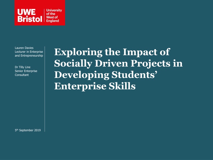 lauren davies lecturer in enterprise n.w