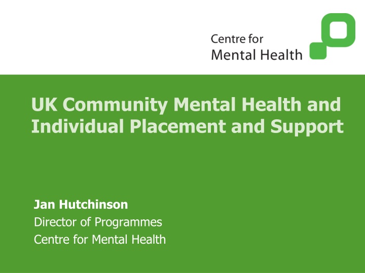 uk community mental health and individual n.w