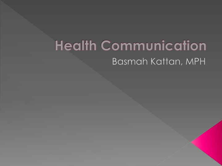 health communication basmah kattan mph n.w