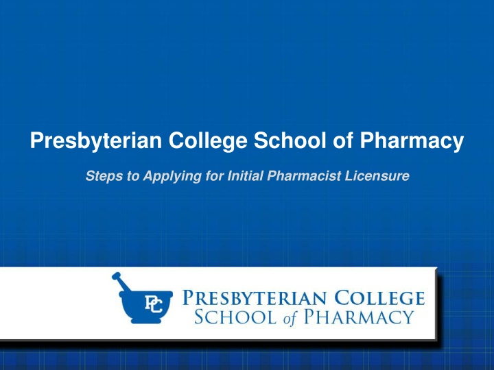 presbyterian college school of pharmacy n.w
