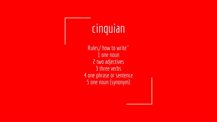cinquian n.w