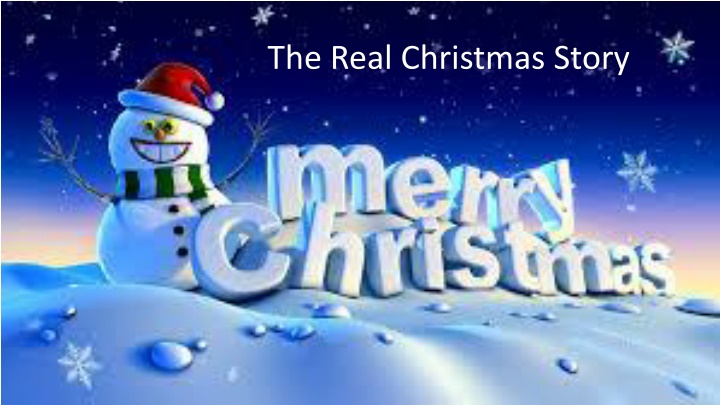 the real christmas story n.w