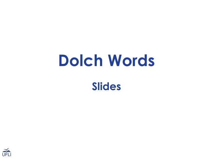 dolch words n.w