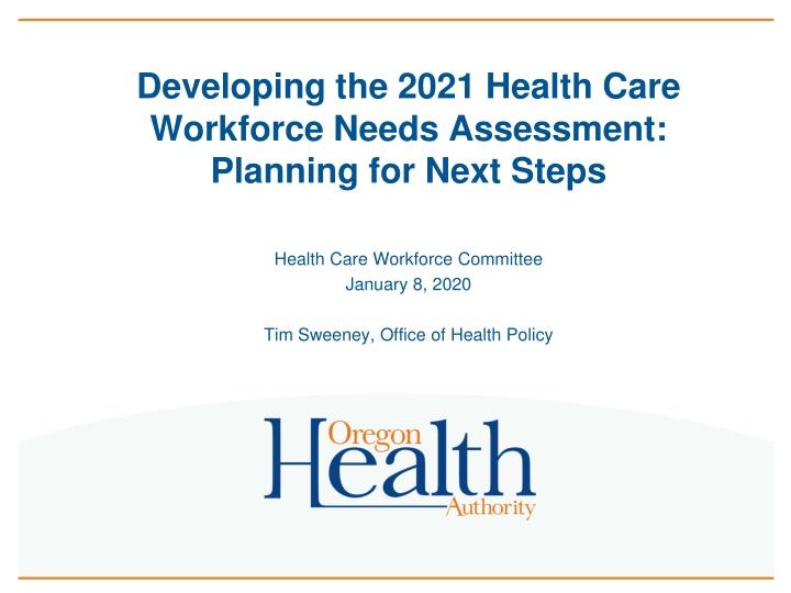 developing the 2021 health care workforce needs n.w