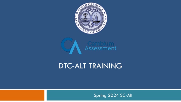DTC-ALT Training Overview: Key Objectives and Agenda