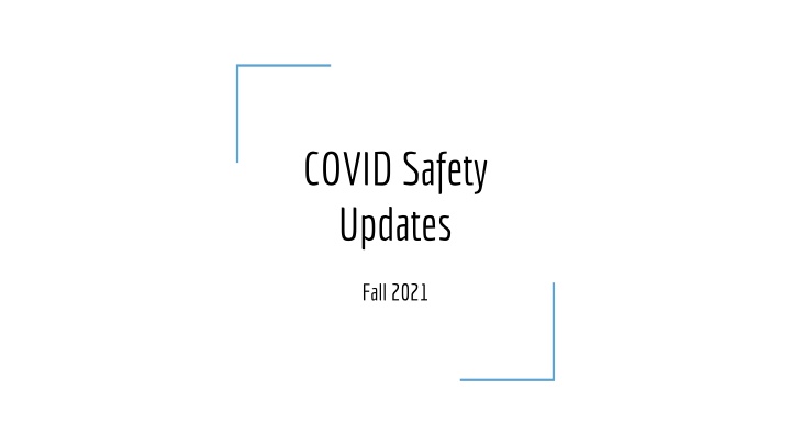 covid safety updates n.w