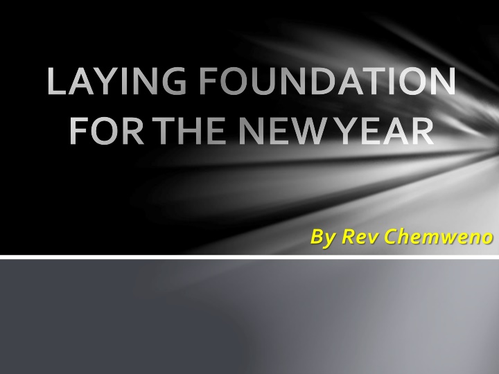 laying foundation for the new year n.w