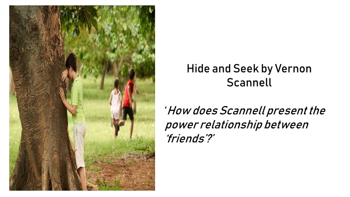hide and seek by vernon scannell n.w