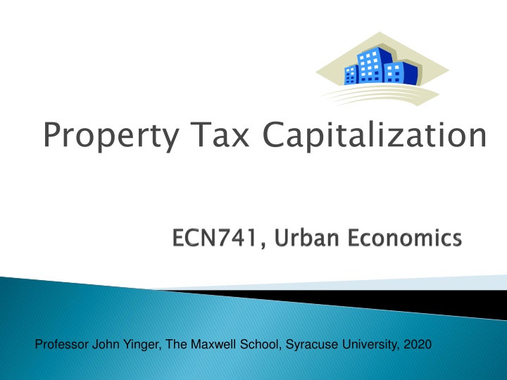 property tax capitalization n.w