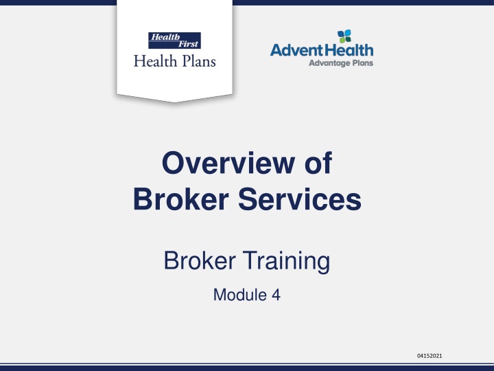overview of broker services n.w