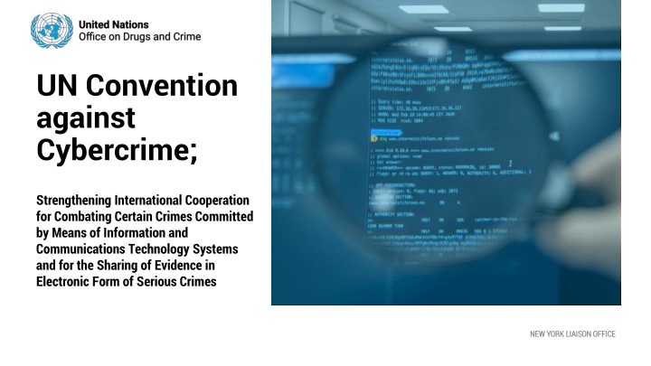 un convention against cybercrime n.w