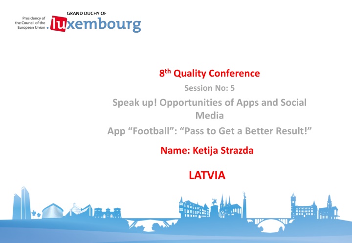 8 th quality conference n.w